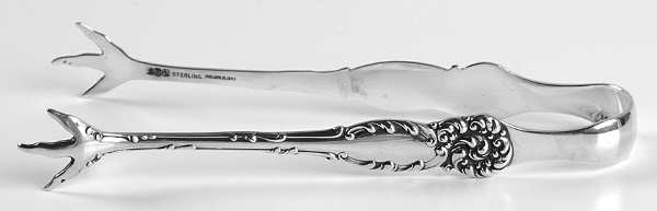 La Reine (Sterling, 1893) Large Sugar Tongs