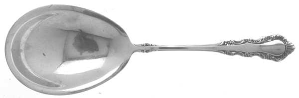 Georgian Rose (Sterling, 1941, No Monograms) Preserve Spoon