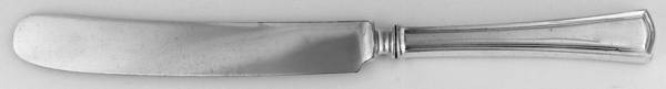 Sierra (Silverplate, 1914, Monograms) Old French Hollow Knife with Bolster