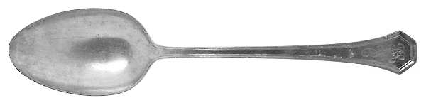 Sierra (Silverplate, 1914, Monograms) Tablespoon (Serving Spoon)