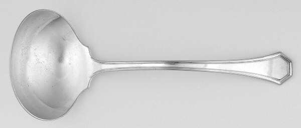 Sierra (Silverplate, 1914, Monograms) Solid Gravy Ladle