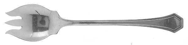 Sierra (Silverplate, 1914, Monograms) Ice Cream Fork