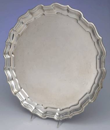 Chippendale (Sterling, Hollowware) 16" Round Tray