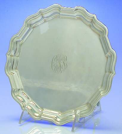 Chippendale (Sterling, Hollowware) 8" Round Tray