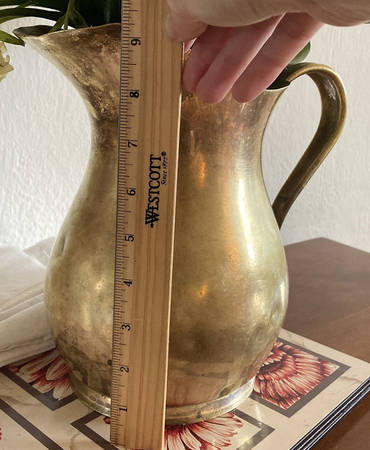 U S NAVY (SILVERPLATE, HOLLOWWARE) Silverplate Water Pitcher