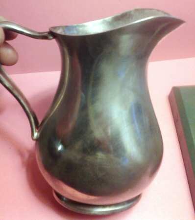 U S NAVY (SILVERPLATE, HOLLOWWARE) 16 Oz Pitcher