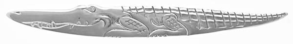Silver Safari I (Silverplate) Youth Knife, Solid Piece