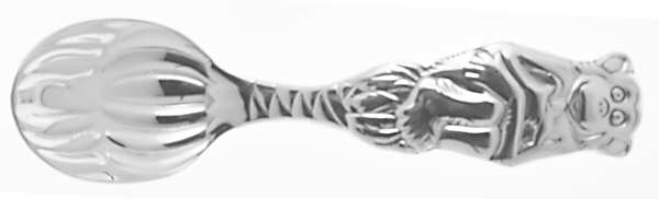 Silver Safari I (Silverplate) Straight Handle Baby Spoon