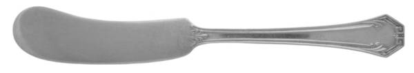 Pompeian (Silverplate, 1930, Monograms) Flat Handle Butter Spreader