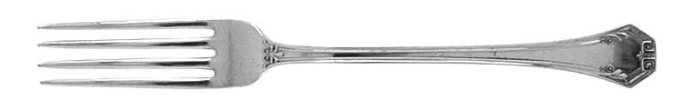 Pompeian (Silverplate, 1930, Monograms) Fork