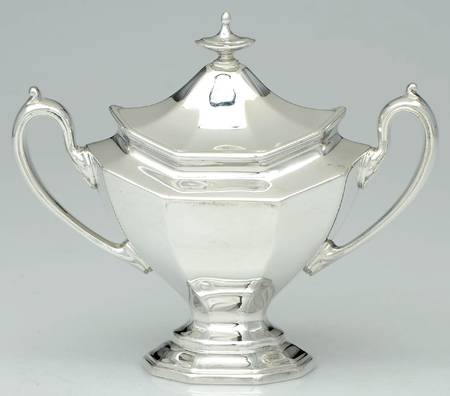 Sierra (Silverplate, Hollowware) Mini Sugar Bowl & Lid