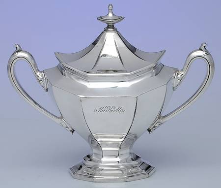 Sierra (Silverplate, Hollowware) Sugar Bowl & Lid