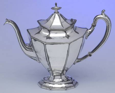 Sierra (Silverplate, Hollowware) Silverplate Teapot