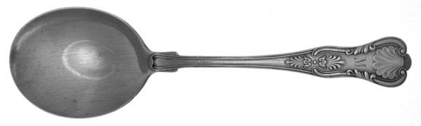 Kings (Sterling, 1890) Round Bowl Soup Spoon (Gumbo)