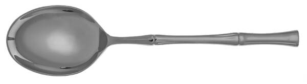 Bamboo (Stainless) Solid Salad Serving Spoon