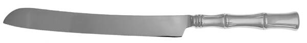 Bamboo (Stainless) Wedding Cake Knife with Stainless Blade HC