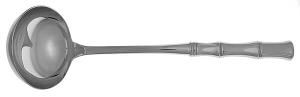 Bamboo (Stainless) Soup Ladle with Stainless Bowl HC