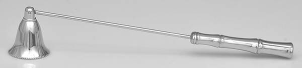 Bamboo (Stainless) Candle Snuffer with Stainless Bowl HC