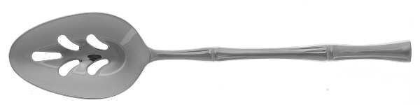 Bamboo (Stainless) Pierced Solid Serving Spoon
