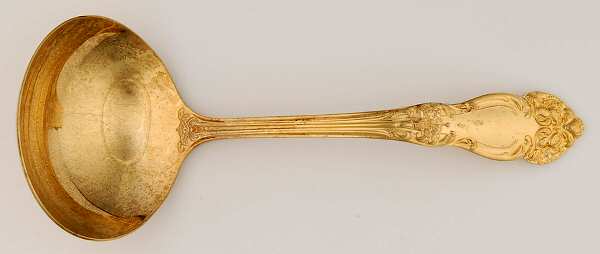 Golden Festivity (Gold Electroplate) Solid Gravy Ladle