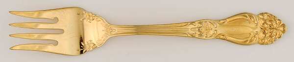 Golden Festivity (Gold Electroplate) Individual Salad Fork