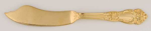 Golden Festivity (Gold Electroplate) Flat Handle Master Butter Knife