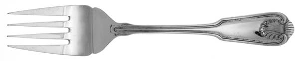 Small Solid Cold Meat Serving Fork