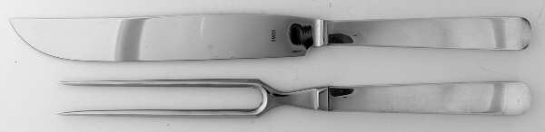 Alta (Silverplate) Large 2-Piece Roast Carving Set w/Stainless Blade