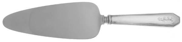 Queen Anne-Plain (Sterling, 1910, No Monos) Pie Server with Stainless Blade