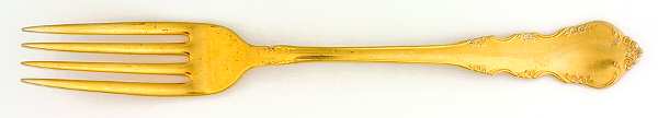 Golden Dresden Rose (Gold Electroplate, 1953) by Reed &amp; Barton