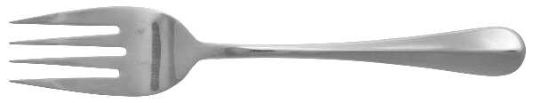 Hartford (Stainless) Medium Solid Cold Meat Serving Fork