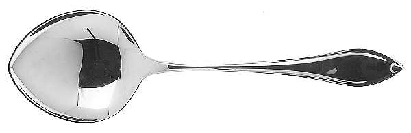 Navette (Silverplate) Solid Smooth Casserole Spoon