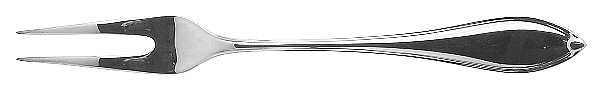 Navette (Silverplate) Small Solid Serving Fork