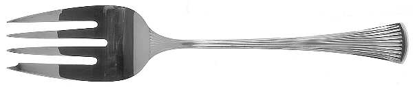 Avenue (Silverplate) Medium Solid Cold Meat Serving Fork