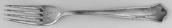 Alt-Chippendale (Sterling) Individual Salad Fork