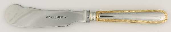 Franzosisch-Perl (Silverplate, Gold Accent) Hollow Handle Master Butter Knife