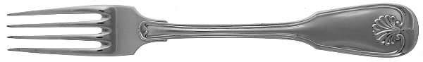 Augsburger Muschel (Silverplate) Fork
