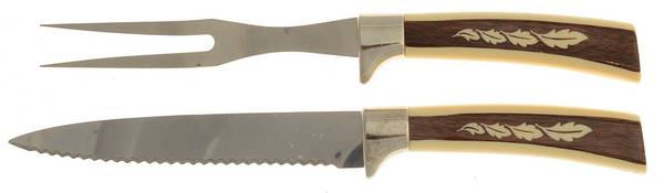 REF6 (STAINLESS) Small Stainless Blade 2-Piece Steak Carving Set
