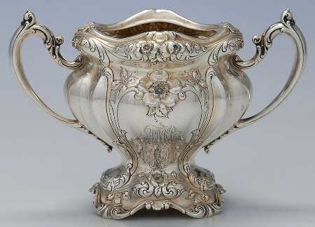 Les Six Fleurs (Sterling, Hollowware) Sugar Bowl No Lid