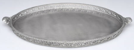 RHL1 (Pewter, Hollowware) 18" Complimentary Gallery Tray
