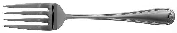 Colby (Stainless) Large Solid Cold Meat Serving Fork