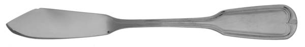 Fiddle (Stainless) Flat Handle Master Butter Knife