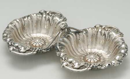 Les Cinq Fleurs (Sterling, Hollowware) 2 Part Handled Bon Bon