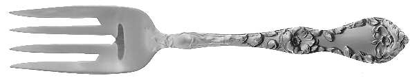 Les Cinq Fleurs (Sterling, Newer) Individual Salad Fork
