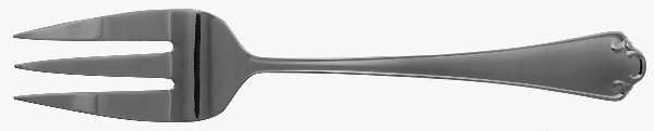 Ashland Matte (Stainless) Medium Solid Cold Meat Serving Fork