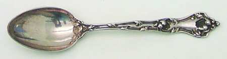 Intaglio (Sterling, "Reed & Barton") Five O'Clock Teaspoon