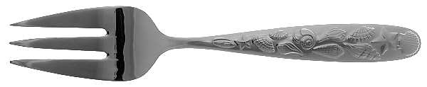 Beachcomber (Stainless) Medium Solid Cold Meat Serving Fork