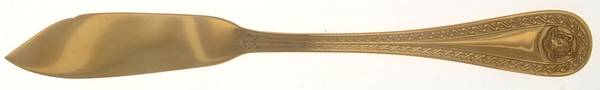 Medusa (Gold Plated) Individual Solid Fish Knife