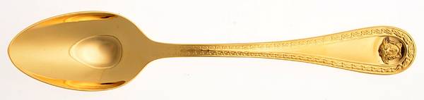 Medusa (Gold Plated) Place/Oval Soup Spoon