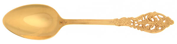 Gold Florentine Lace (Sterling Vermeil) Teaspoon